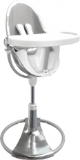 Детский стульчик для кормления Bloom Fresco silver + набор вкладышей Fresco lunar silver